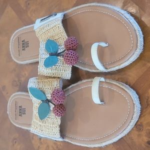 Anna Sui Hush Puppies Cherry Sandals sz 9